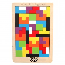 Wooden Blocks Puzzle Brain Teasers Toy